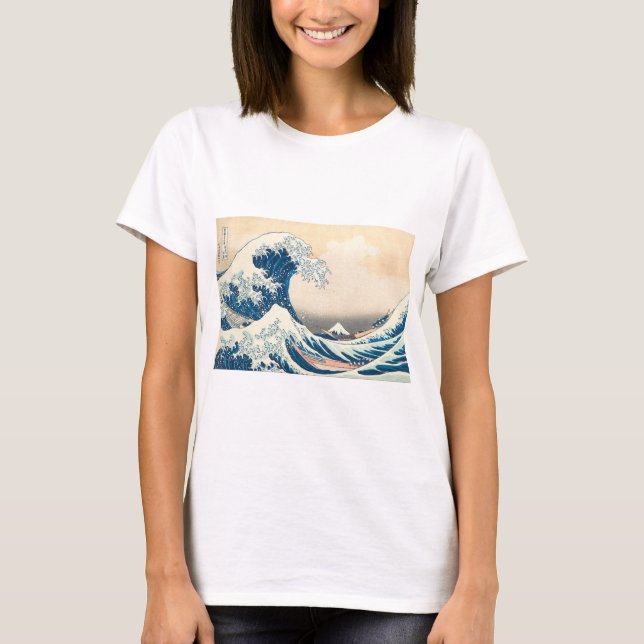 T-shirt La Grande Vague de Kanagawa (Devant)