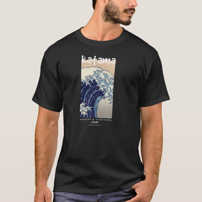 T-shirt La grande vague de Katama (Devant)