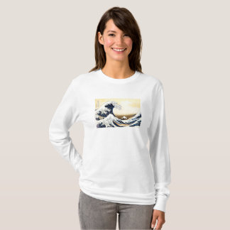 T-shirt La grande vague outre de Kanagawa