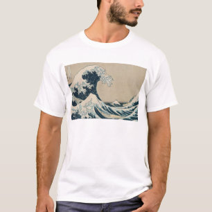 T-shirt La grande vague outre de Kanagawa