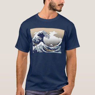 T-shirt La grande vague outre de la chemise de Kanagawa