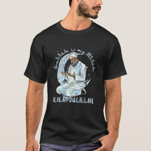 T-shirt La gratitude est mon attitude Alhamdulillah Musulm