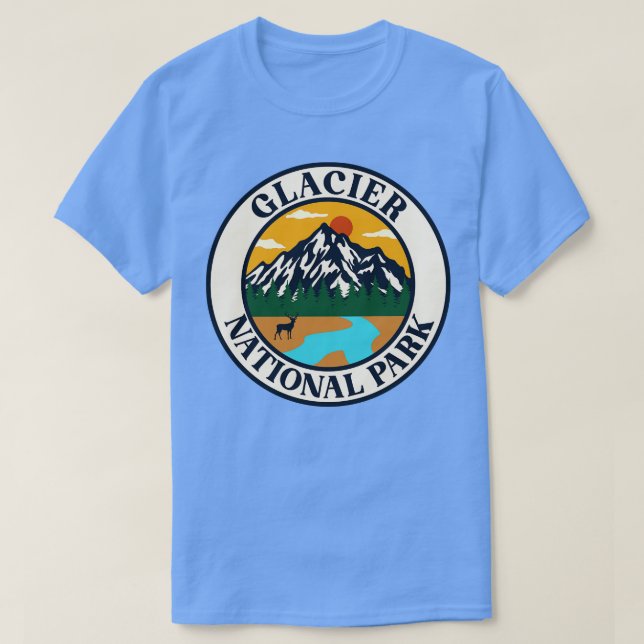 T-shirt La gravité tombe le parc national (Design devant)