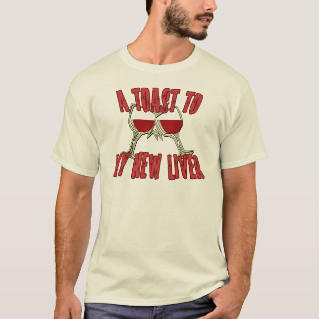 T-shirt La greffe de foie obtiennent les cadeaux bons (Devant)