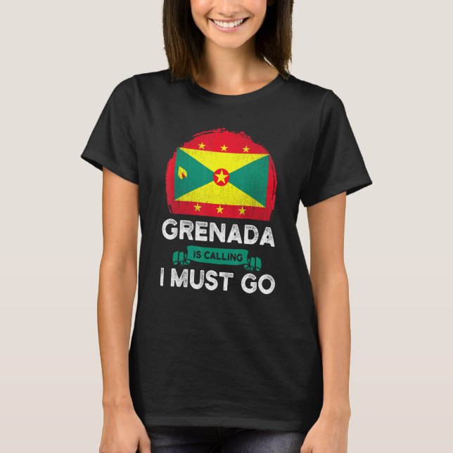 T-shirt La Grenade Appelle Que Je Dois Aller Patrimoine Gr (Devant)