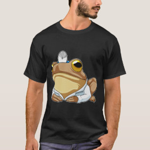 T-shirt La grenouille comme docteur avec le manteau du doc