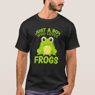 T-shirt La Grenouille Qui Attrape Juste Un Garçon Qui Aime