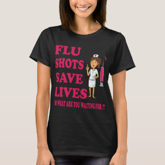 T-shirt La grippe sauve des vies amusantes Médicales