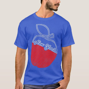 T-shirt La Grosse Pomme Retro 80s Style Souvenir touristiq