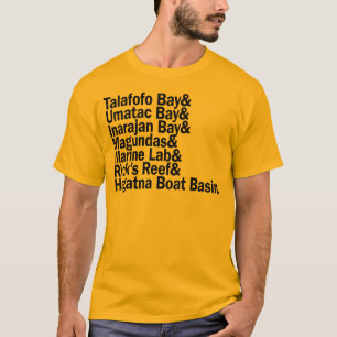 T-shirt La GUAM COURENT 671 taches de surf