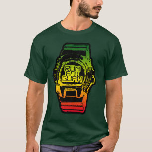 T-shirt La GUAM COURENT la montre de choc de Reggea de