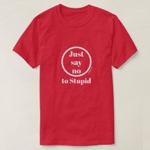 T-shirt La guerre contre l'imbécile - une chemise de Monsi
