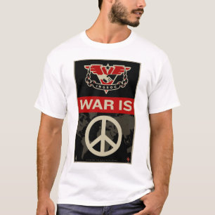 T-shirt La guerre est chemise de paix