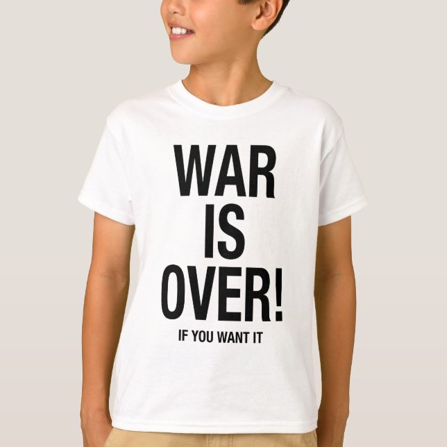 T-shirt La guerre est finie (Devant)