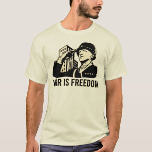 T-shirt La guerre est liberté