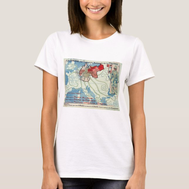 T-shirt La Guerre est l'Industrie Nationale de la Prusse (Devant)