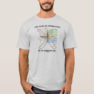 T-shirt La guerre sur des moustiques est sans fin (le