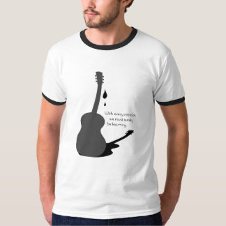 T-shirt La guitare pleure doucement