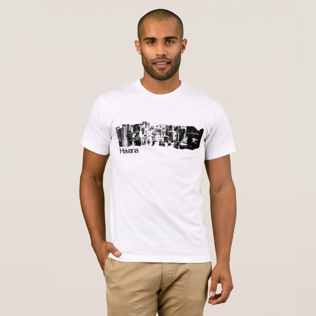 T-shirt La Havane Cuba (Devant entier)