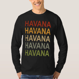 T-shirt La Havane Rétro Cuba Voyage Fier Cubain Havane