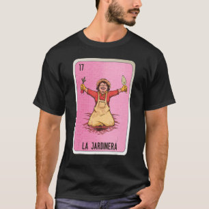 T-shirt La Jardinera Mexicaine Lotterie Bingo Cartes