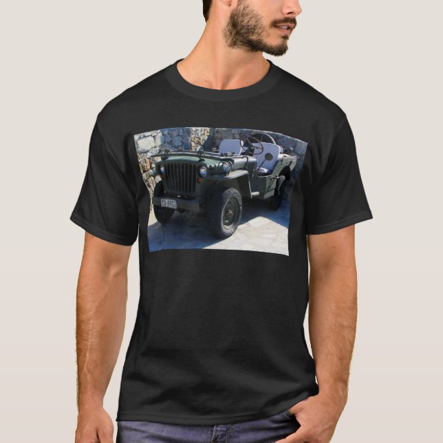 T-shirt La jeep de Willy classique (Devant)