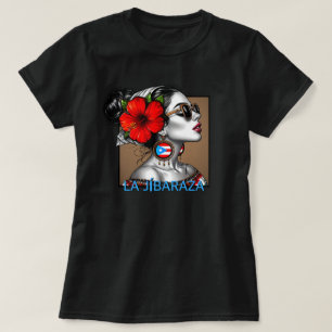 T-shirt La Jibaraza 13 – Jíbara Portoricaine • Boricua
