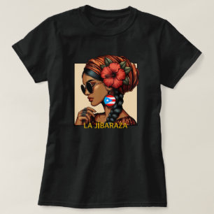 T-shirt La Jibaraza 2 – Jíbara Portoricaine • Boricua