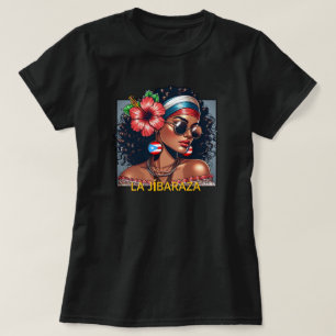 T-shirt La Jibaraza 6 – Jíbara Portoricaine • Boricua