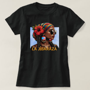 T-shirt La Jibaraza 9 – Jíbara Portoricaine • Boricua
