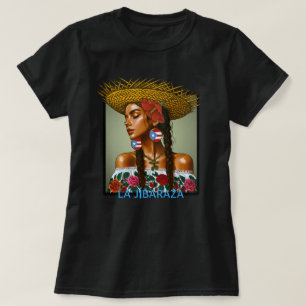 T-shirt La Jíbaraza – Art Jíbaro Portoricain • Boricua