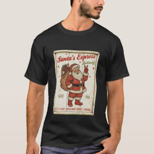 T-shirt La joie de la livraison express de Noël ambiance 1