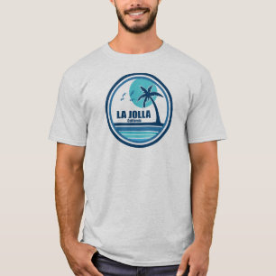 T-shirt La Jolla Californie Palmier Oiseaux