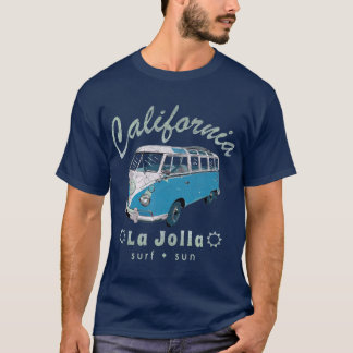 T-shirt La Jolla Californie Surf Vintage Van