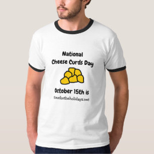T-shirt La Journée nationale du fromage est le 15 octobre 