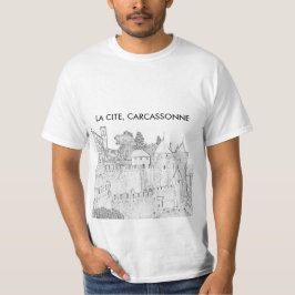 T-shirt La La citent, Carcassonne