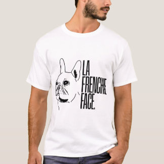 T-shirt La La Frenchie font face