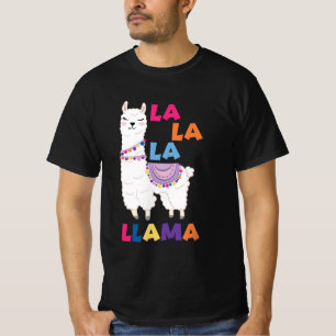 T-shirt La La La Llama - Drôle Chant Llama