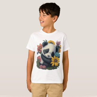 T-shirt La laideur fleurit ! Magasinez un adorable panda e