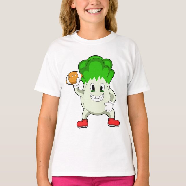 T-shirt La laitue au football (Devant)