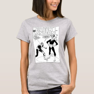 T-shirt La lanterne verte enlève l'anneau, noir et blanc
