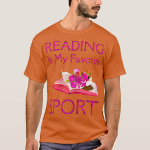 T-shirt La Lecture Des Femmes Est Mon Sport Préféré,, Livr