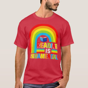 T-shirt La lecture est fondamentale poésie Bookwort et liv