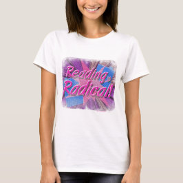 T-shirt La lecture est radicalement rétro ver de livre Slo