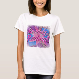 T-shirt La lecture est radicalement rétro ver de livre Slo