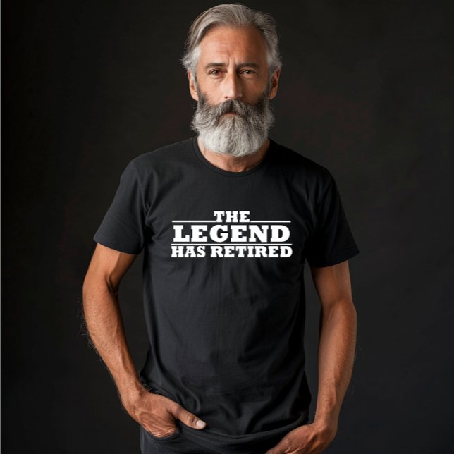 T-shirt La légende a retiré de drôles citations de retrait (Créateur téléchargé)