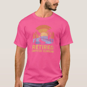 T-shirt La légende a retraité Computer System Manager 1