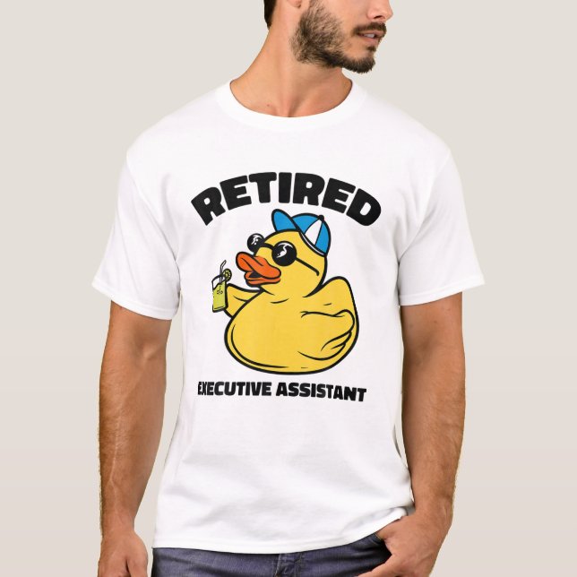 T-shirt La Légende A Retraité L'Assistant Exécutif (Devant)