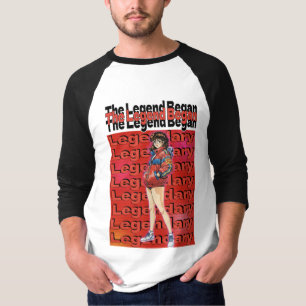 T-shirt La légende commence 