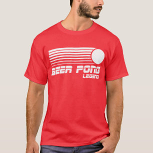T-shirt La légende de la bière Pong T